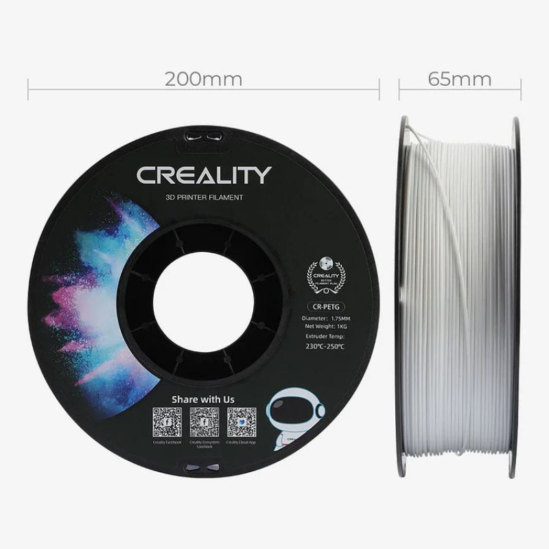 Creality PETG Filament 1.75mm 1Kg Creality PETG Filament 1.75mm 1Kg